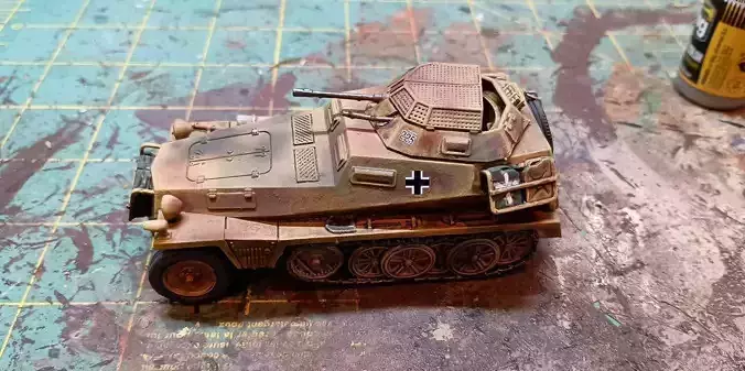 Sd Kfz 250-9 Alte with 2cm Kwk 3D print model
