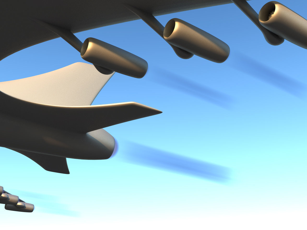 Aircraft Concept 3D model_8