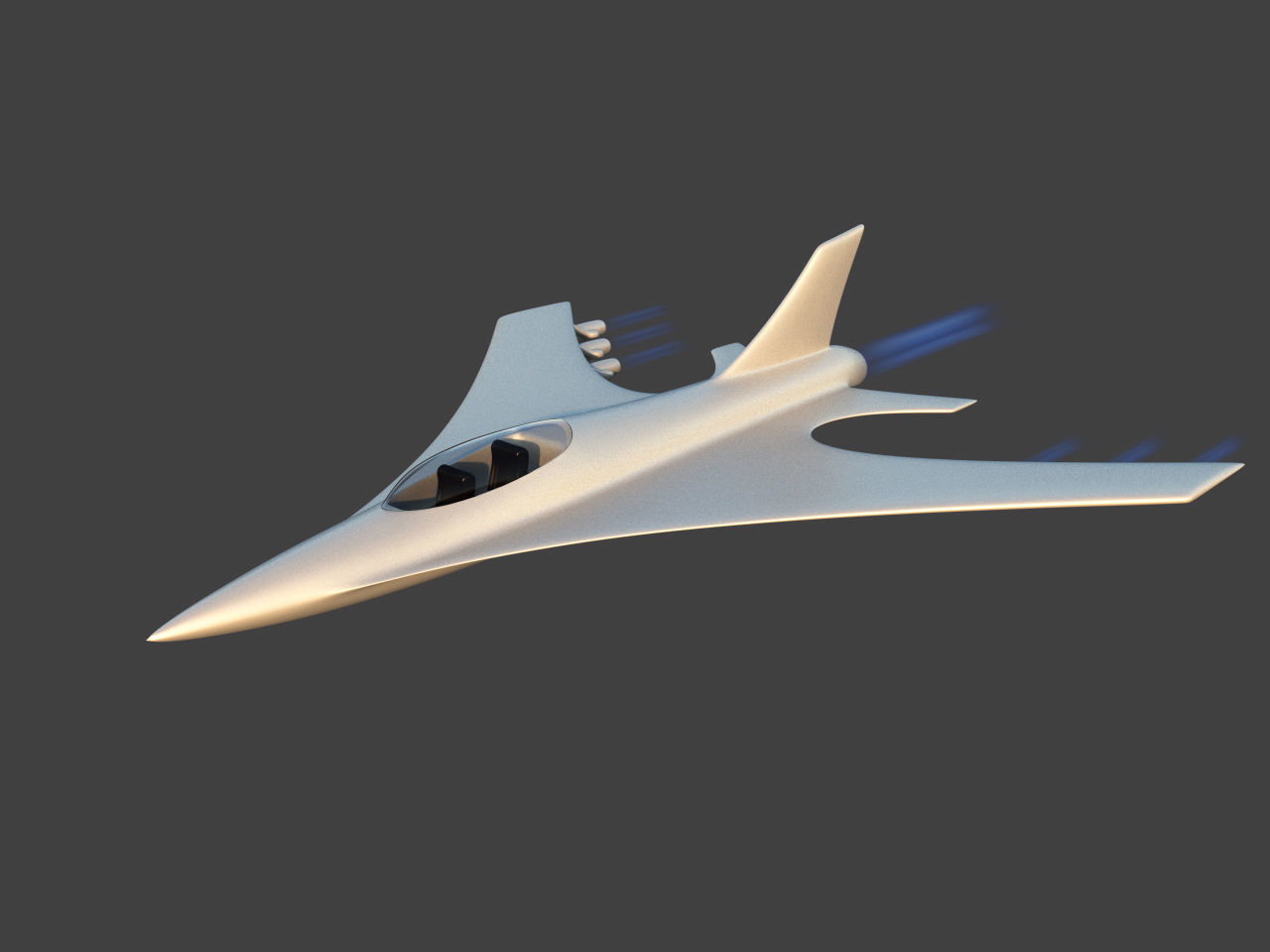 Aircraft Concept 3D model_5