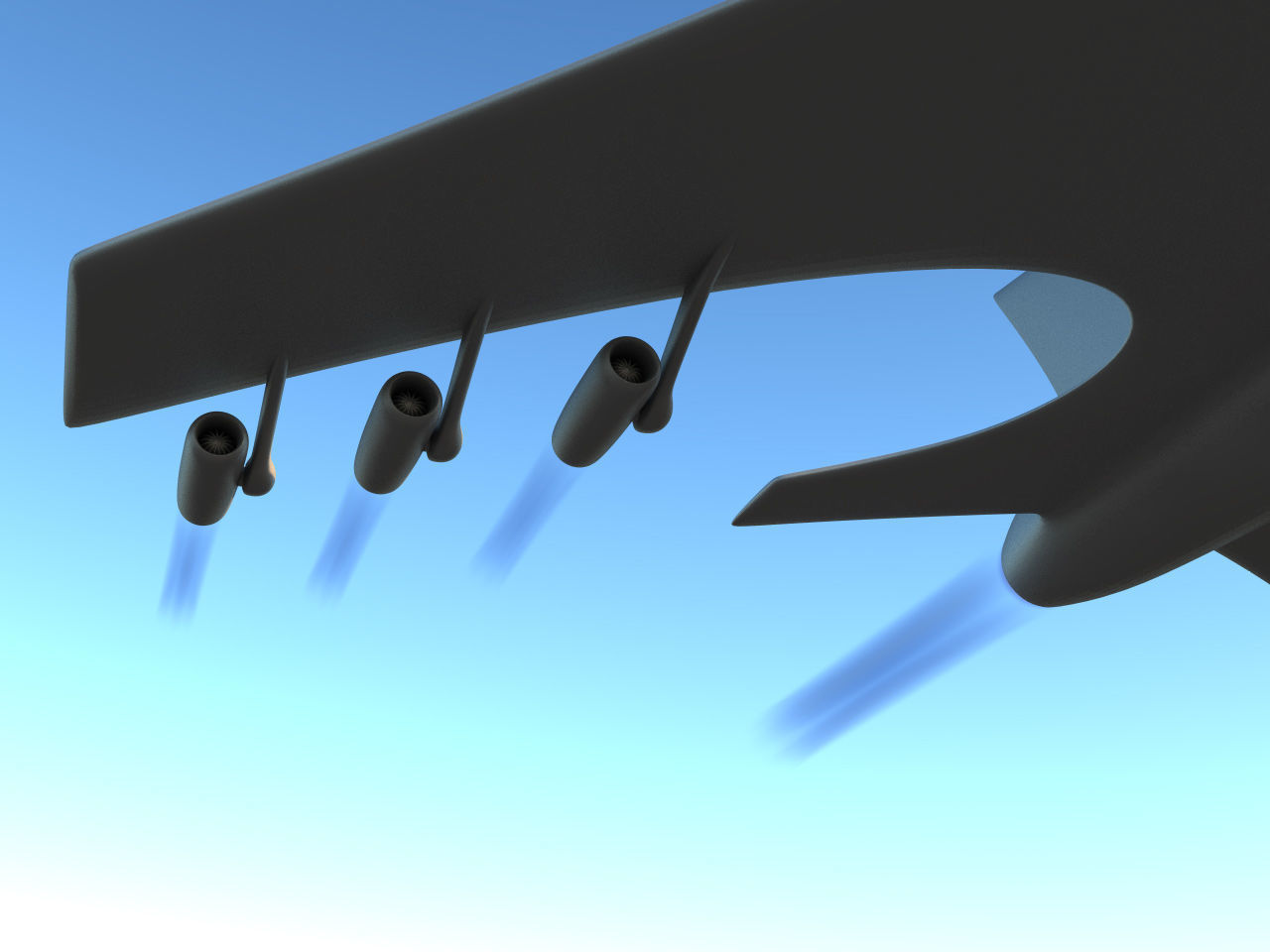 Aircraft Concept 3D model_4