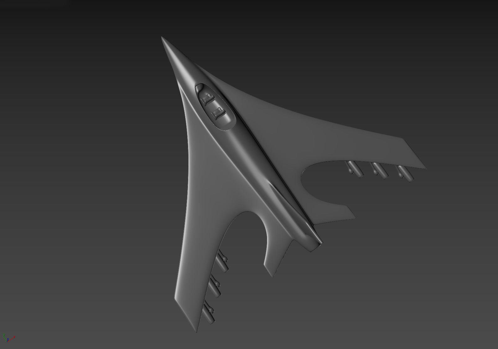 Aircraft Concept 3D model_9