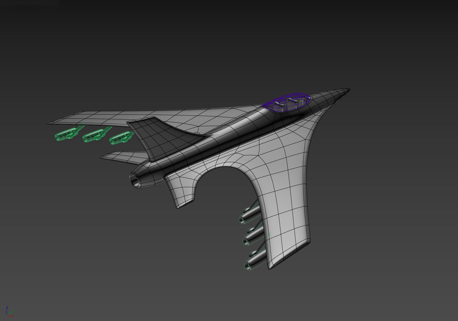 Aircraft Concept 3D model_11