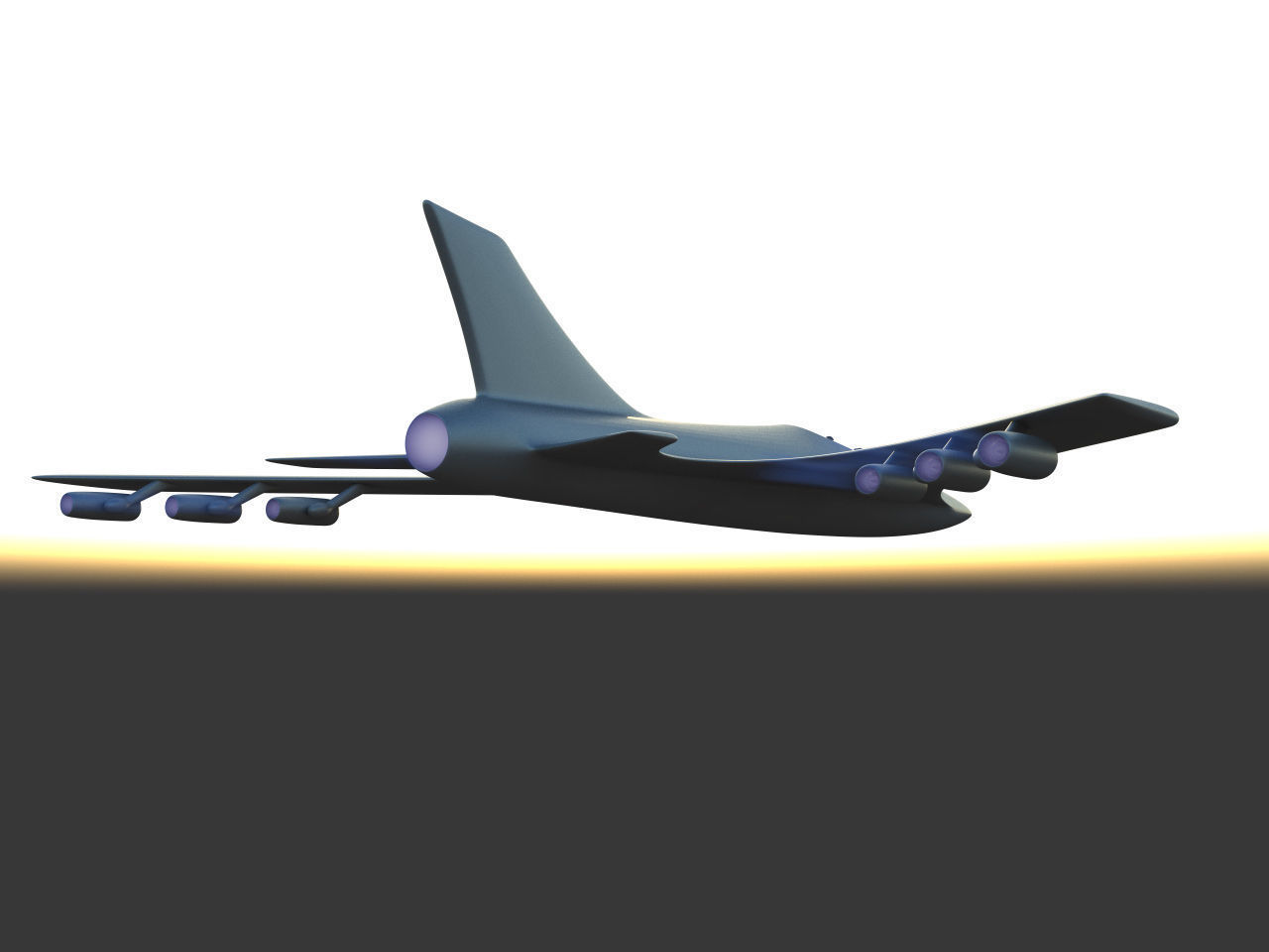 Aircraft Concept 3D model_3