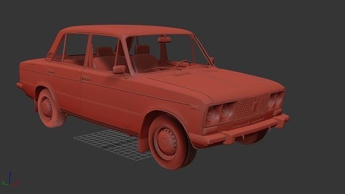 VAZ Zhiguli 2106 1976 3D print model