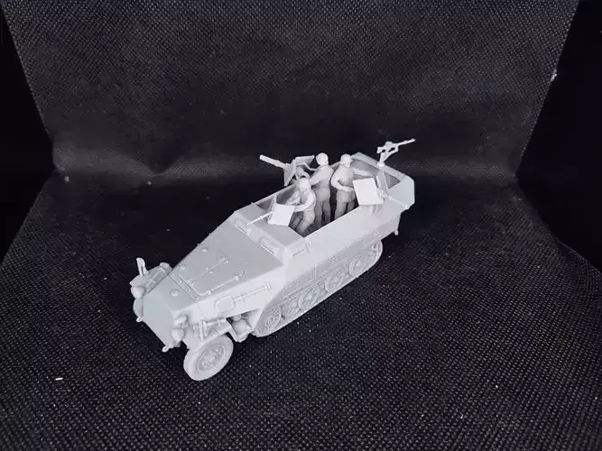 Sd Kfz 251-16 Ausf D Flammpanzerwagen 3D print model