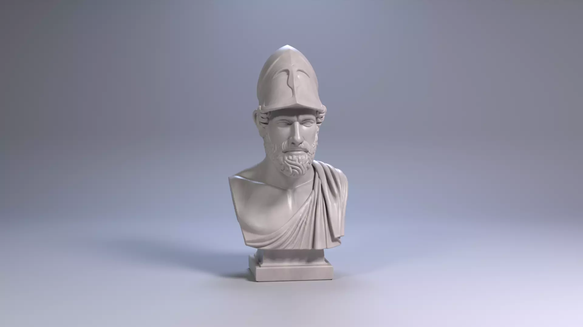 Pericles Bust Sculpture 3D Print Model STL File Printable Bust 3D print model_19