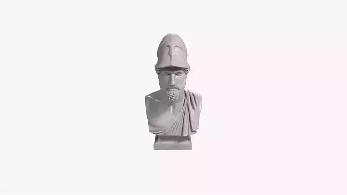 Pericles Bust Sculpture 3D Print Model STL File Printable Bust