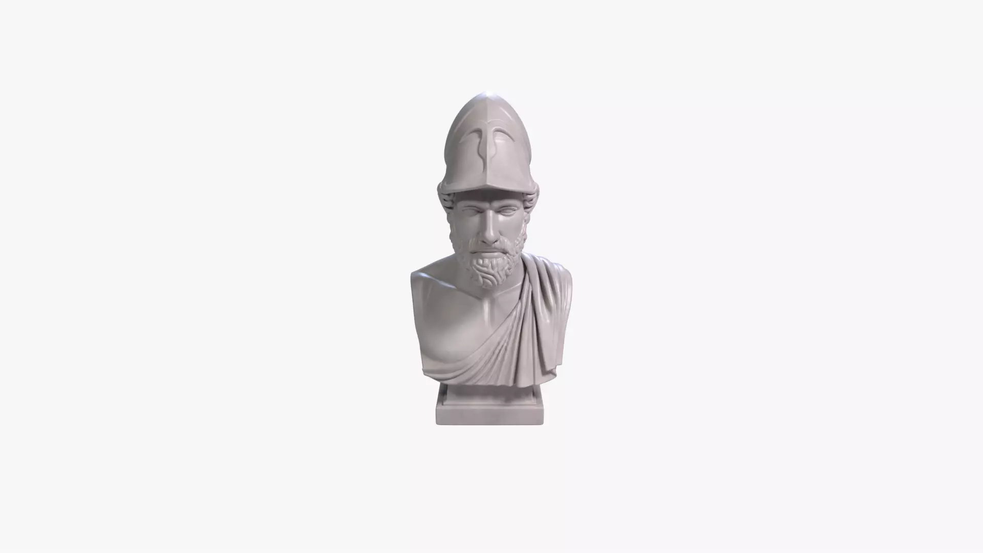 Pericles Bust Sculpture 3D Print Model STL File Printable Bust 3D print model_0