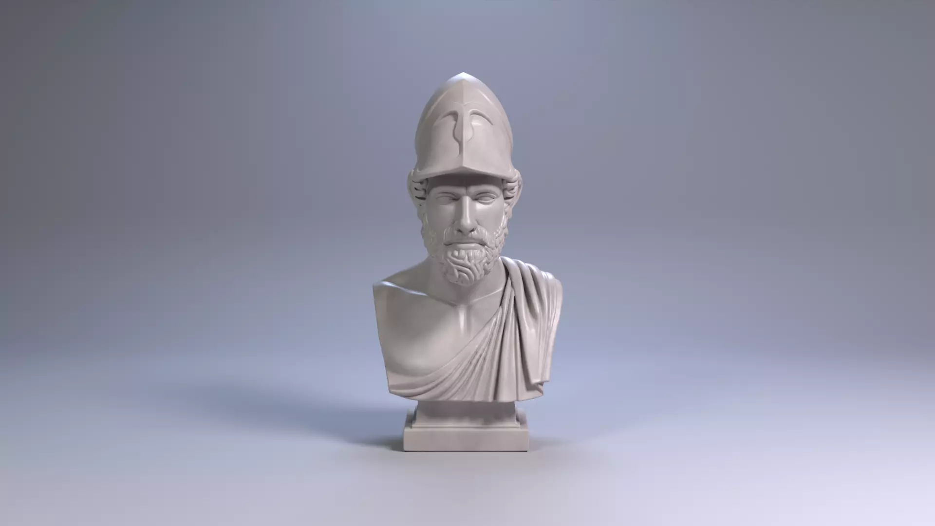 Pericles Bust Sculpture 3D Print Model STL File Printable Bust 3D print model_17