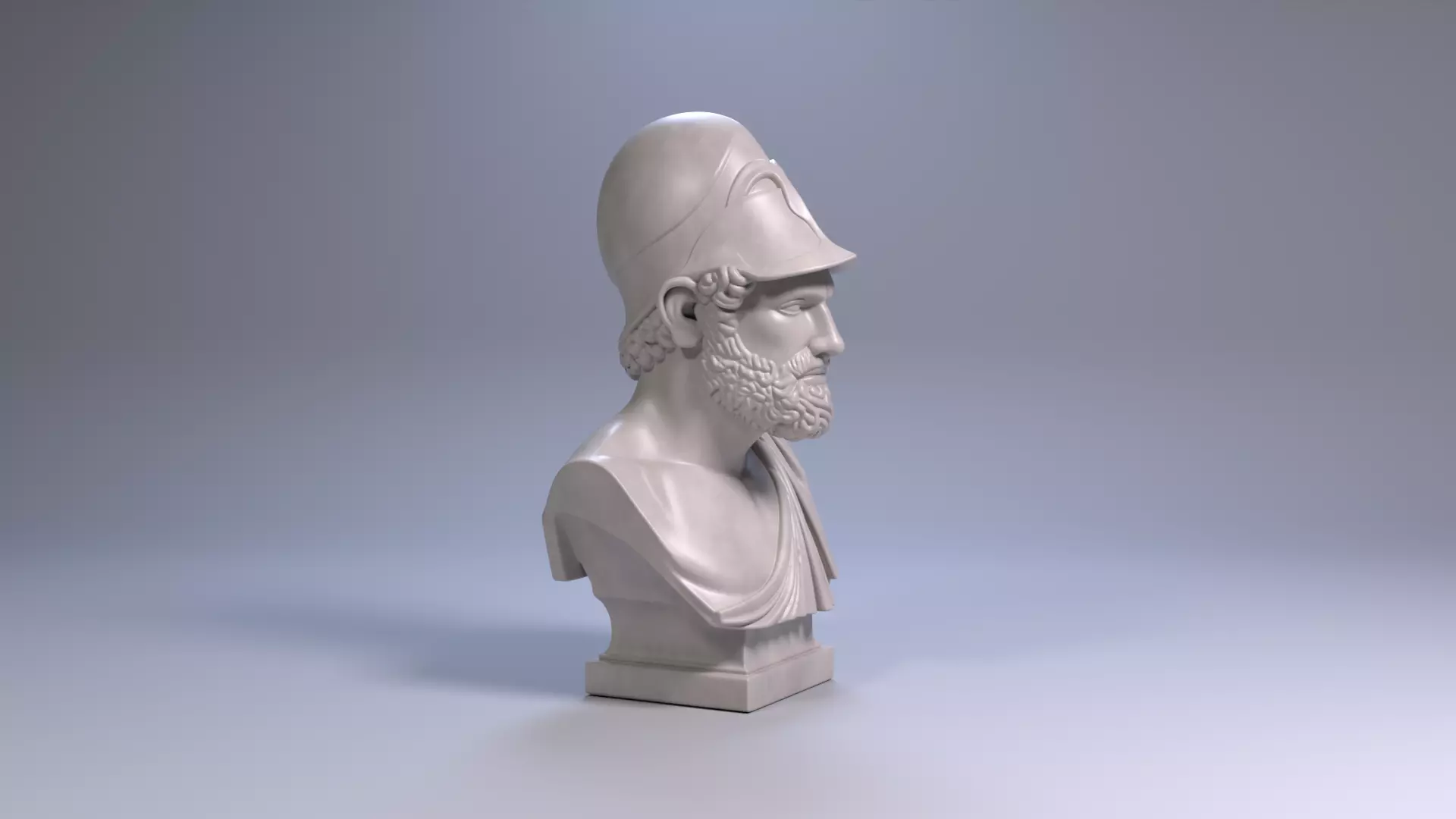 Pericles Bust Sculpture 3D Print Model STL File Printable Bust 3D print model_15