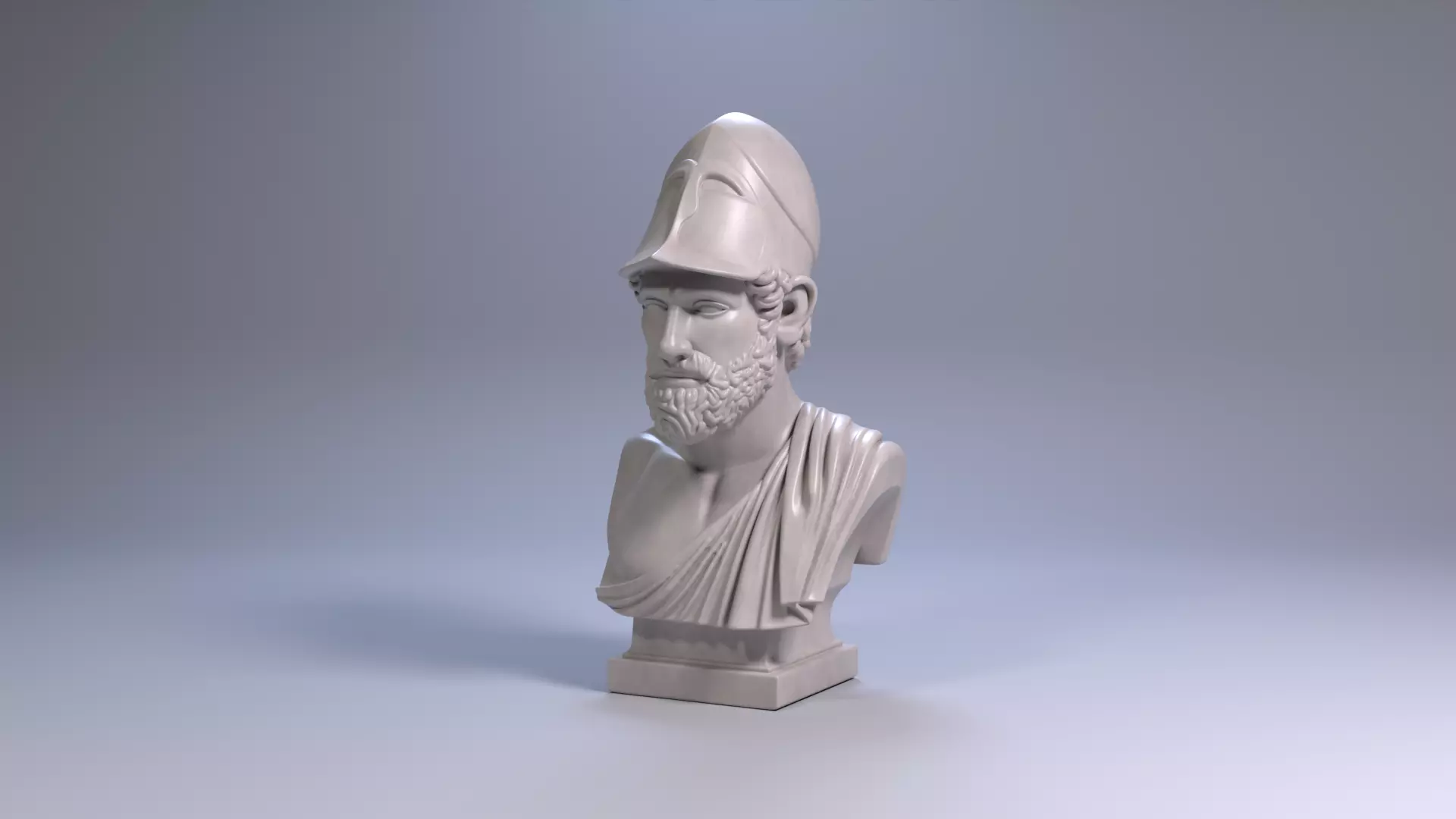 Pericles Bust Sculpture 3D Print Model STL File Printable Bust 3D print model_23