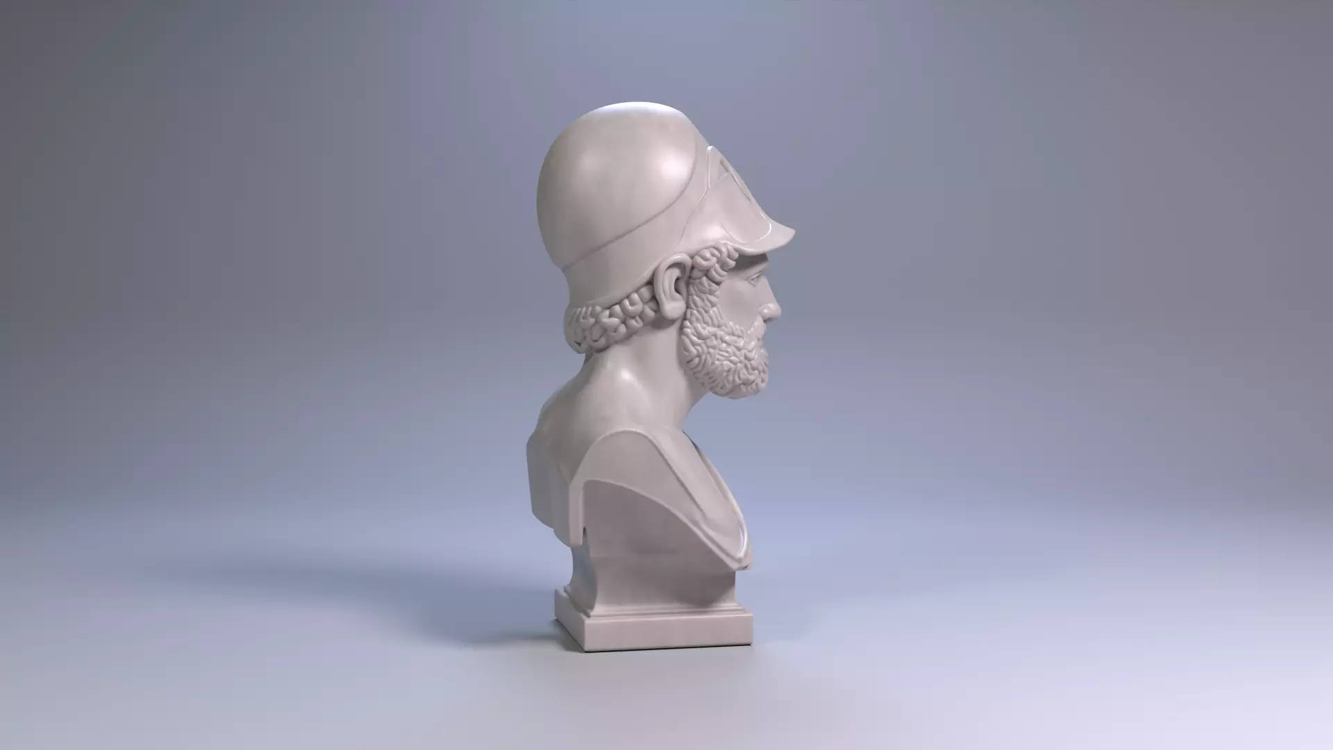 Pericles Bust Sculpture 3D Print Model STL File Printable Bust 3D print model_21