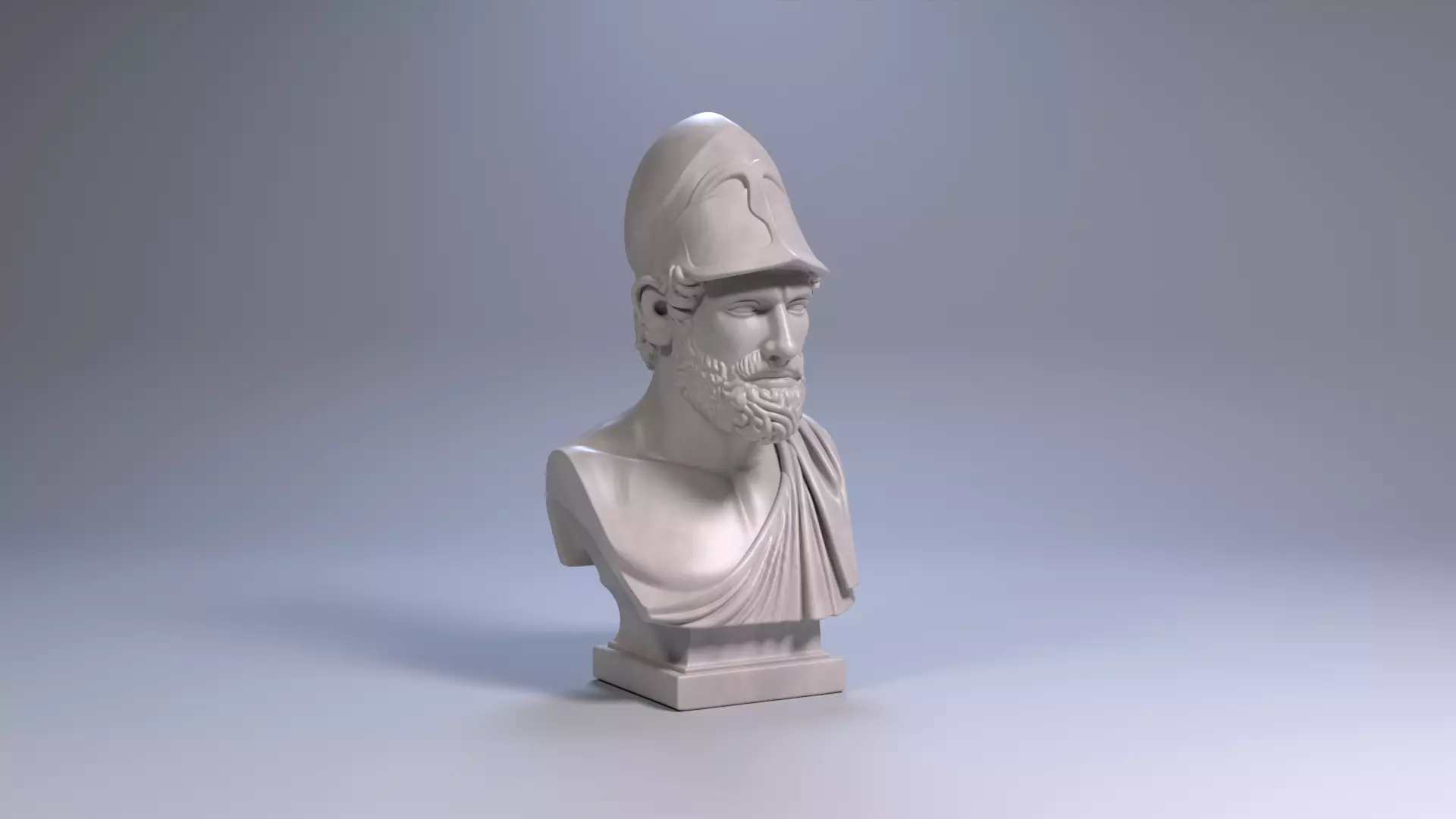 Pericles Bust Sculpture 3D Print Model STL File Printable Bust 3D print model_20