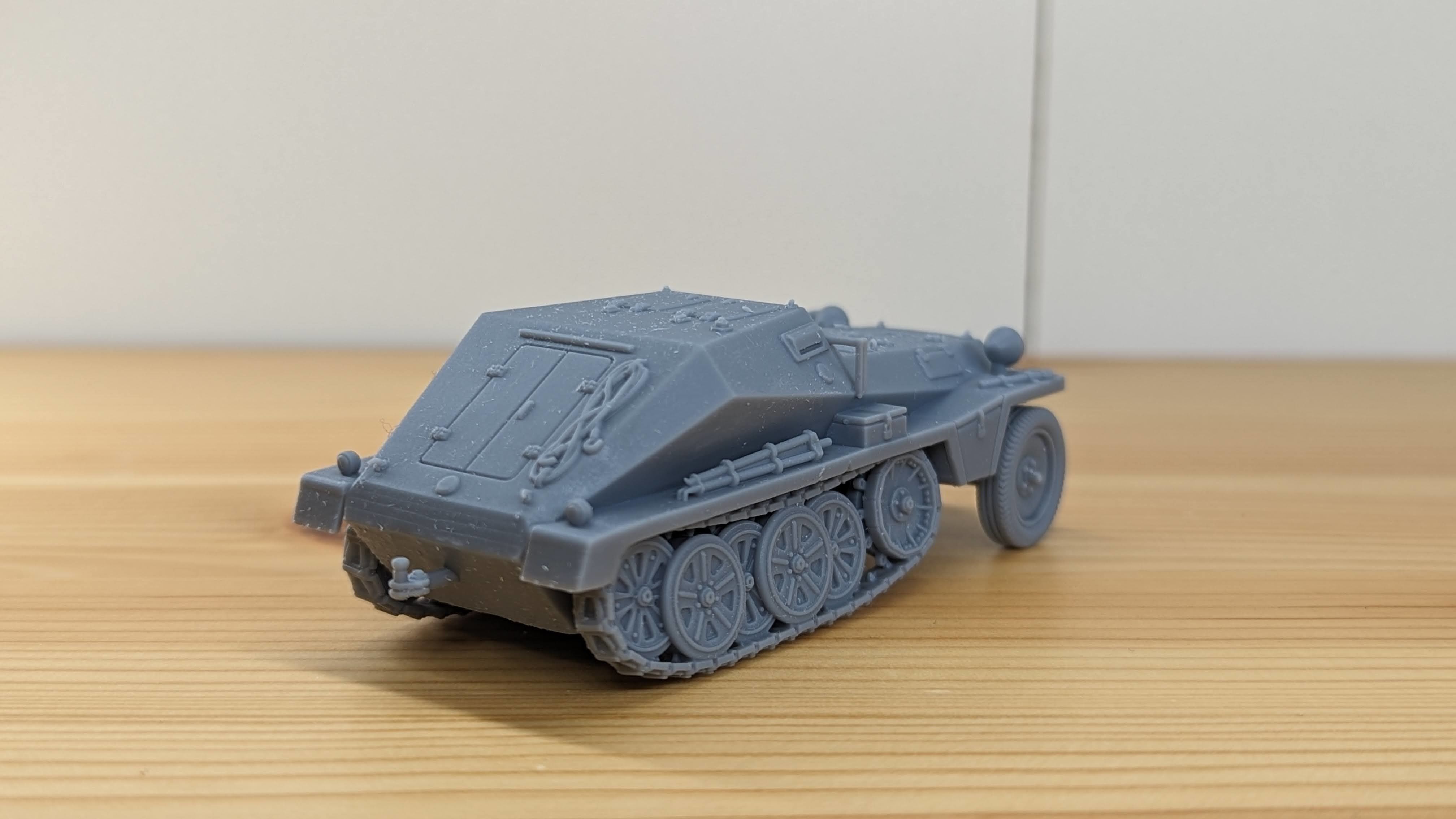 Sd Kfz 252 Leichte Gepanzerte and trailer 3D print model_15