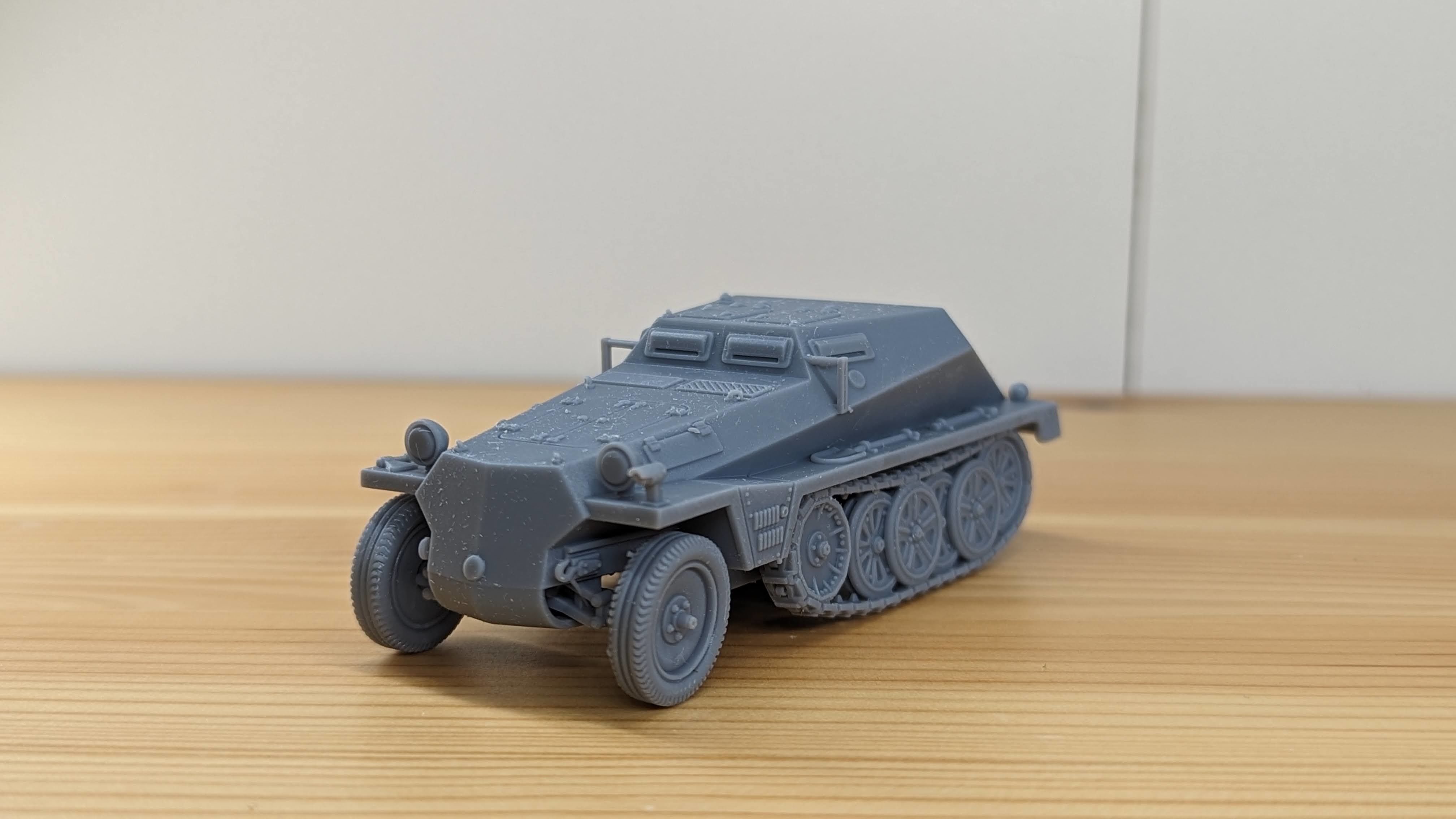 Sd Kfz 252 Leichte Gepanzerte and trailer 3D print model_14