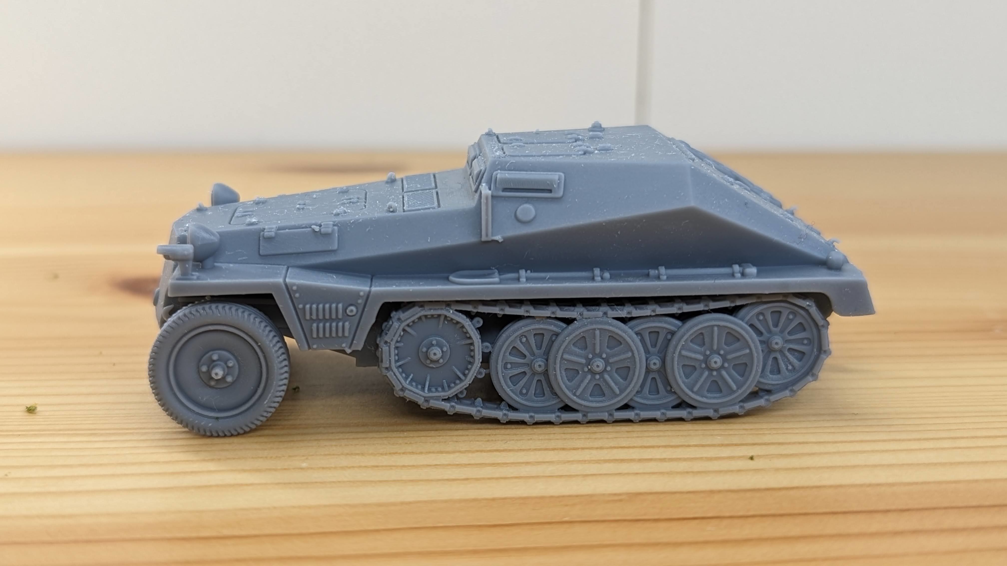 Sd Kfz 252 Leichte Gepanzerte and trailer 3D print model_13