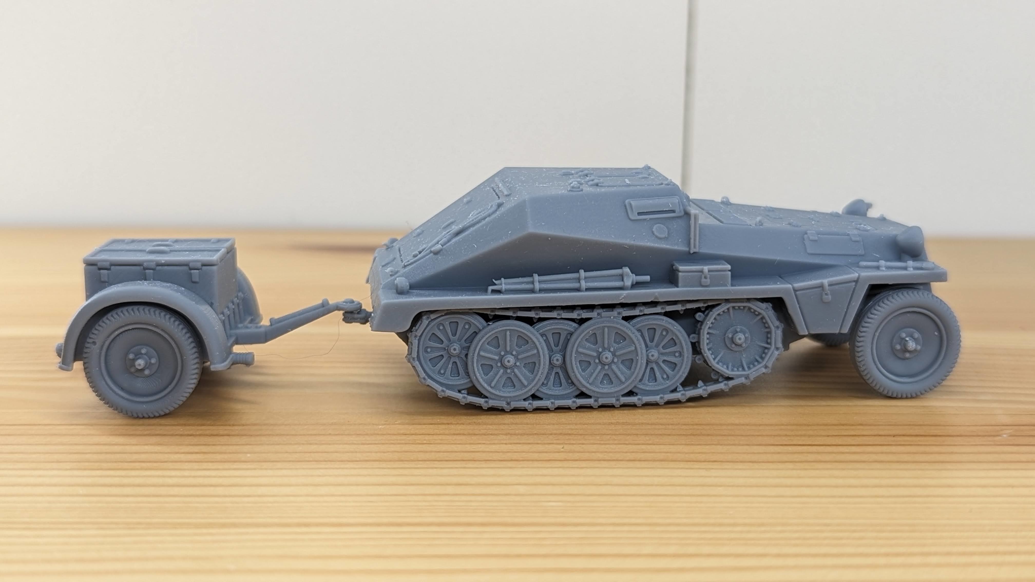 Sd Kfz 252 Leichte Gepanzerte and trailer 3D print model_16