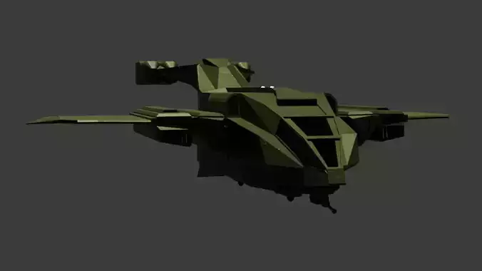 Halo Pelican Dropship 3D Model