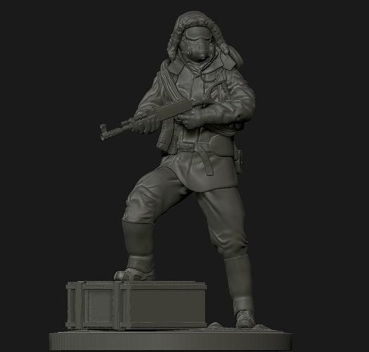NEW - Artic Hazmat Suit - Rust 3D print model
