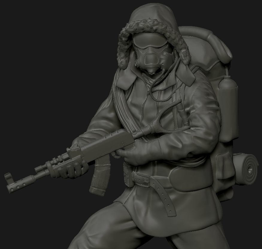NEW - Artic Hazmat Suit - Rust 3D print model_2