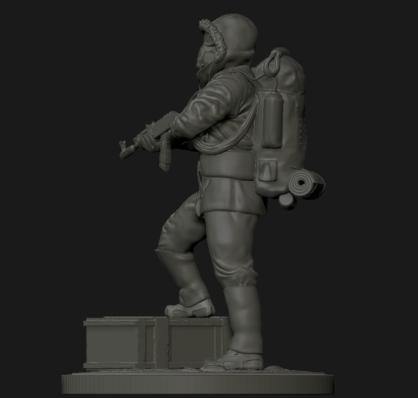 NEW - Artic Hazmat Suit - Rust 3D print model_1