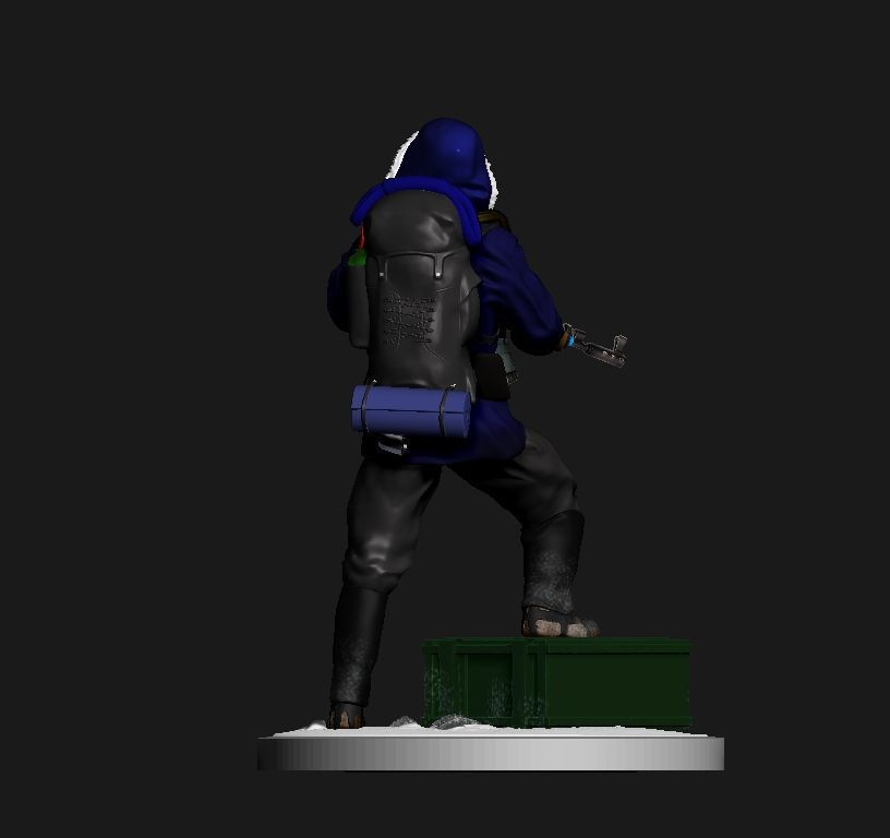 NEW - Artic Hazmat Suit - Rust 3D print model_4
