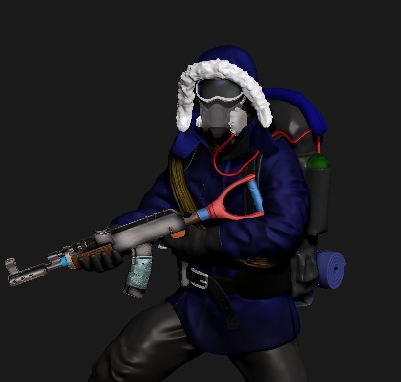 NEW - Artic Hazmat Suit - Rust 3D print model_3