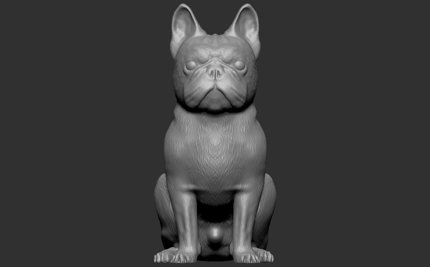French Bulldog 3D print model_1
