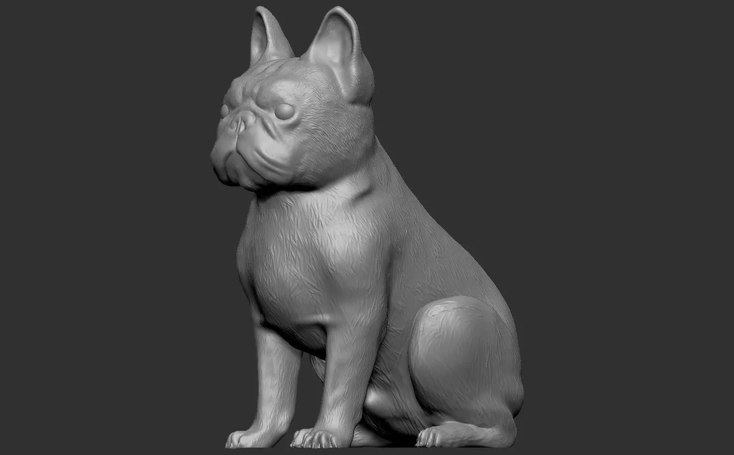 French Bulldog 3D print model_0