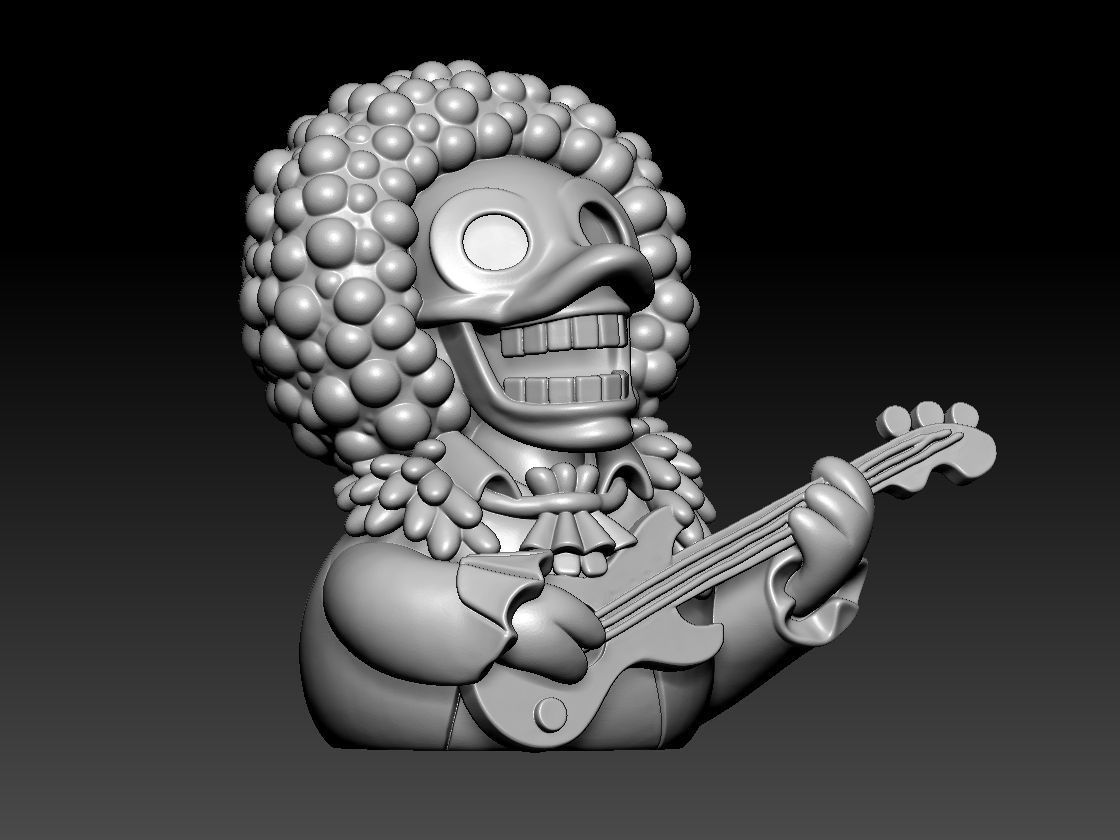 Rubber Duck - Brook One Piece statue 3D print model_1