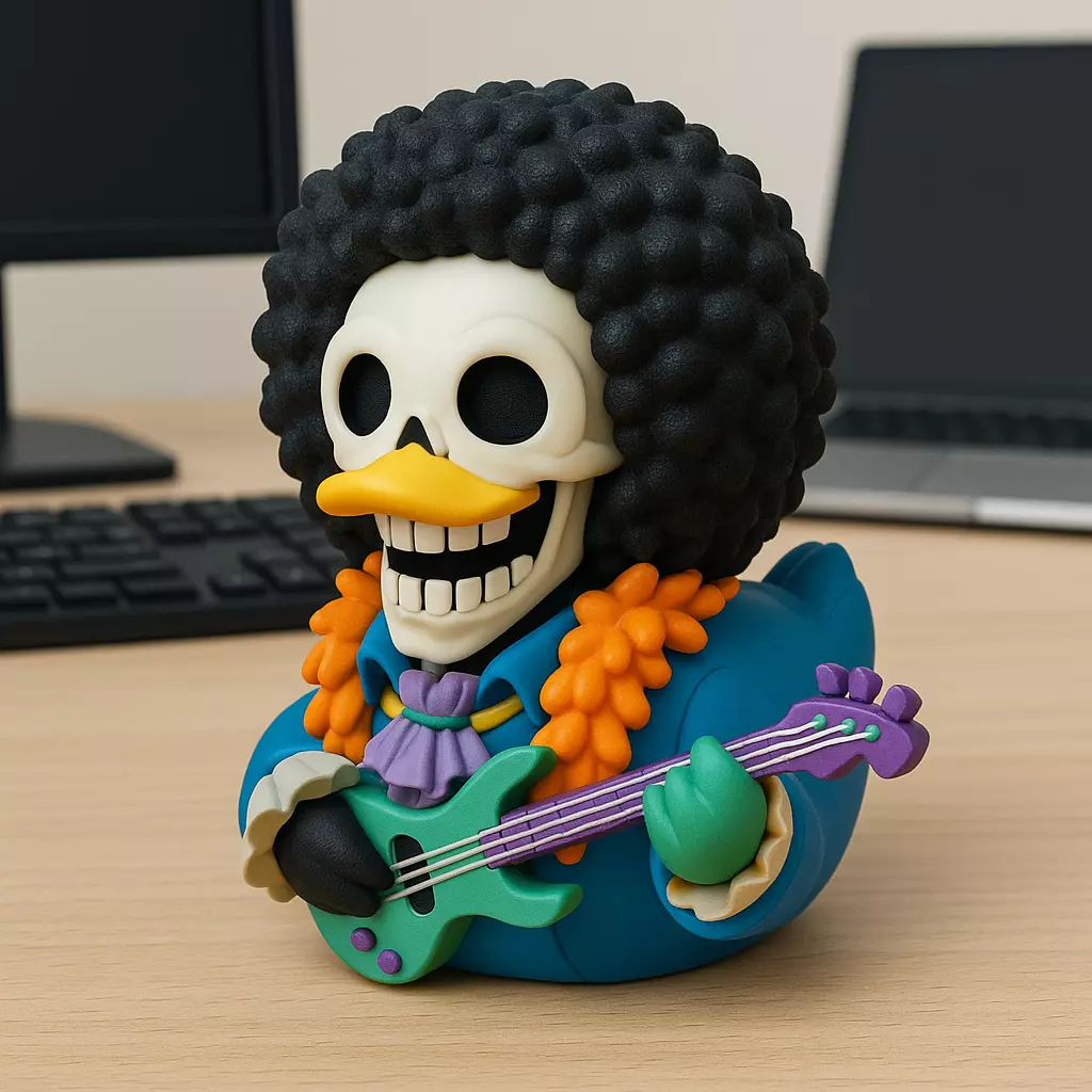 Rubber Duck - Brook One Piece statue 3D print model_0