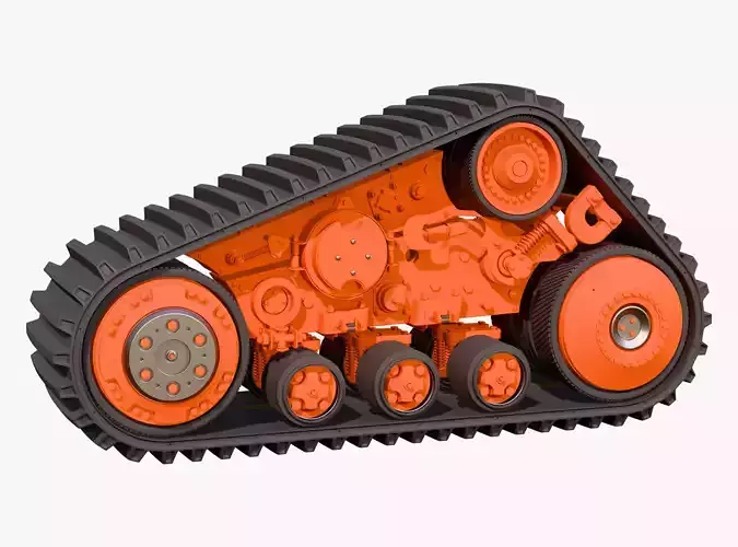 Rubber Track Assembly M1 3D model