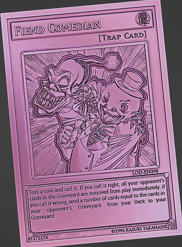 Fiend comedian - yu-gi-oh Free 3D print model