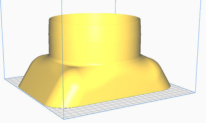 Mini Fumehood Extractor Hood 6in Duct Adapter 3D print model