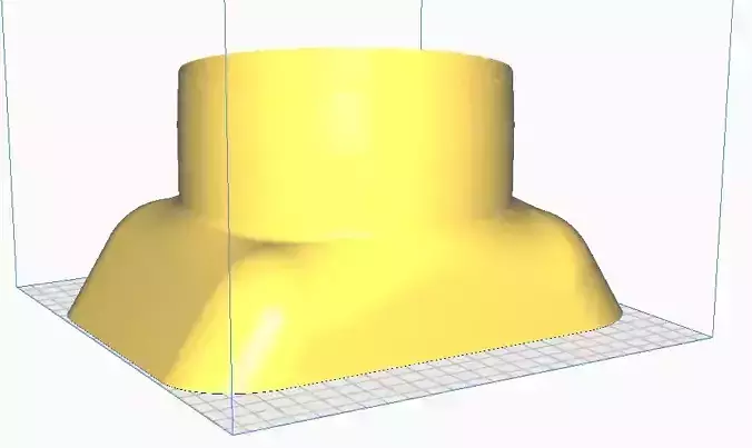 Mini Fumehood Extractor Hood 6in Duct Adapter 3D print model