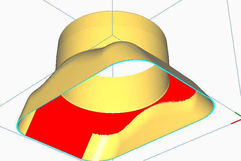 Mini Fumehood Extractor Hood 6in Duct Adapter 3D print model_1