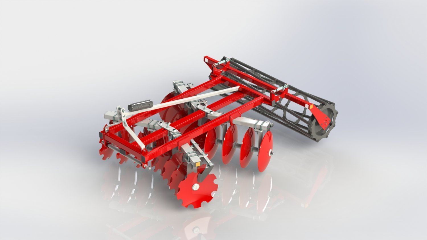 WG 1014 - Disc harrow 4 ni 1 3D model_8