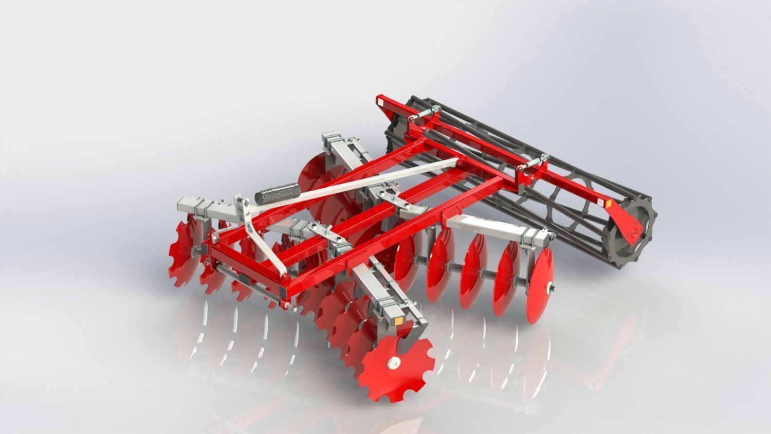 WG 1014 - Disc harrow 4 ni 1 3D model_6