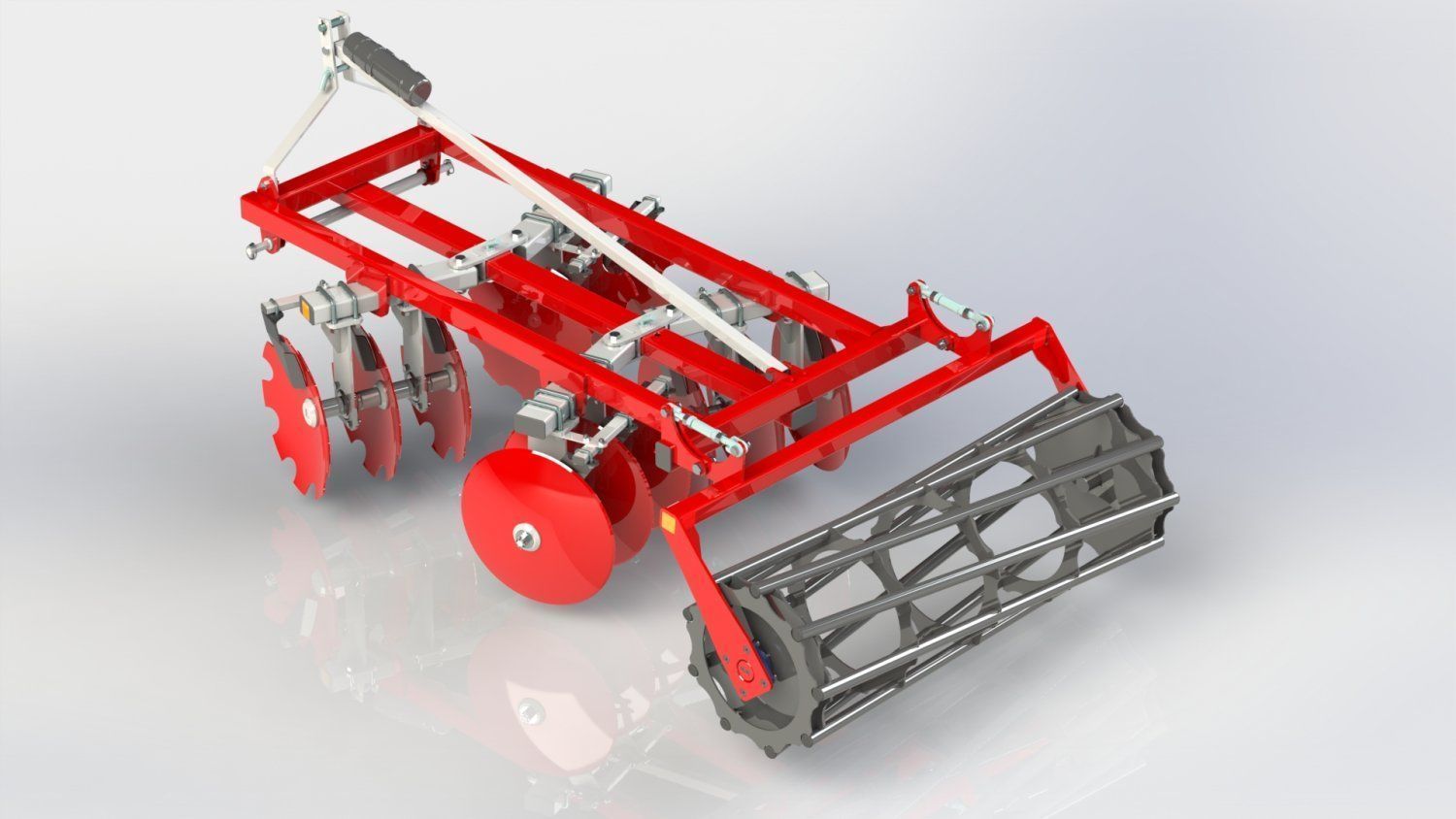 WG 1014 - Disc harrow 4 ni 1 3D model_11