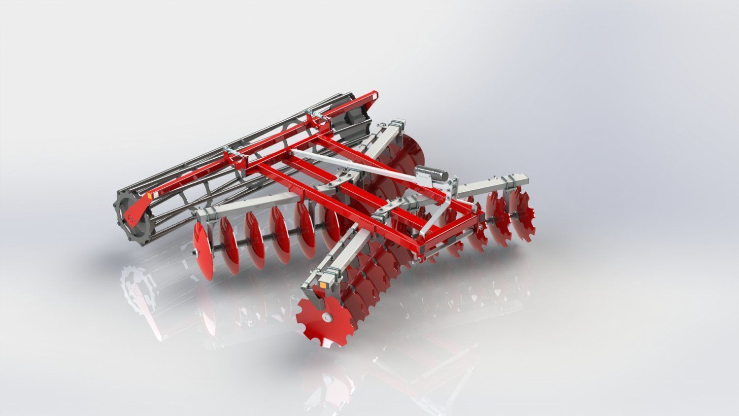 WG 1014 - Disc harrow 4 ni 1 3D model_5