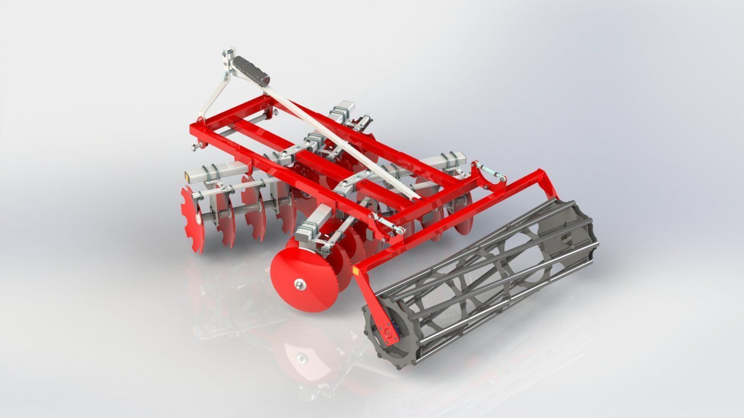 WG 1014 - Disc harrow 4 ni 1 3D model_9