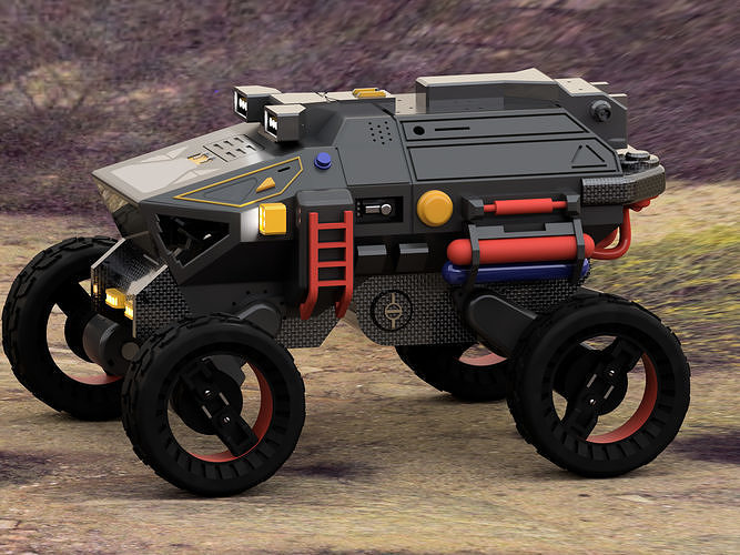 Rover de Exploracion Planetaria Ares Vanguard  3D print model
