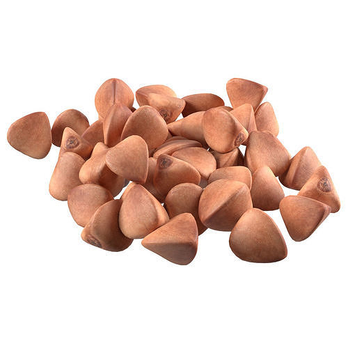 Buckwheat pile Low-poly 3D model