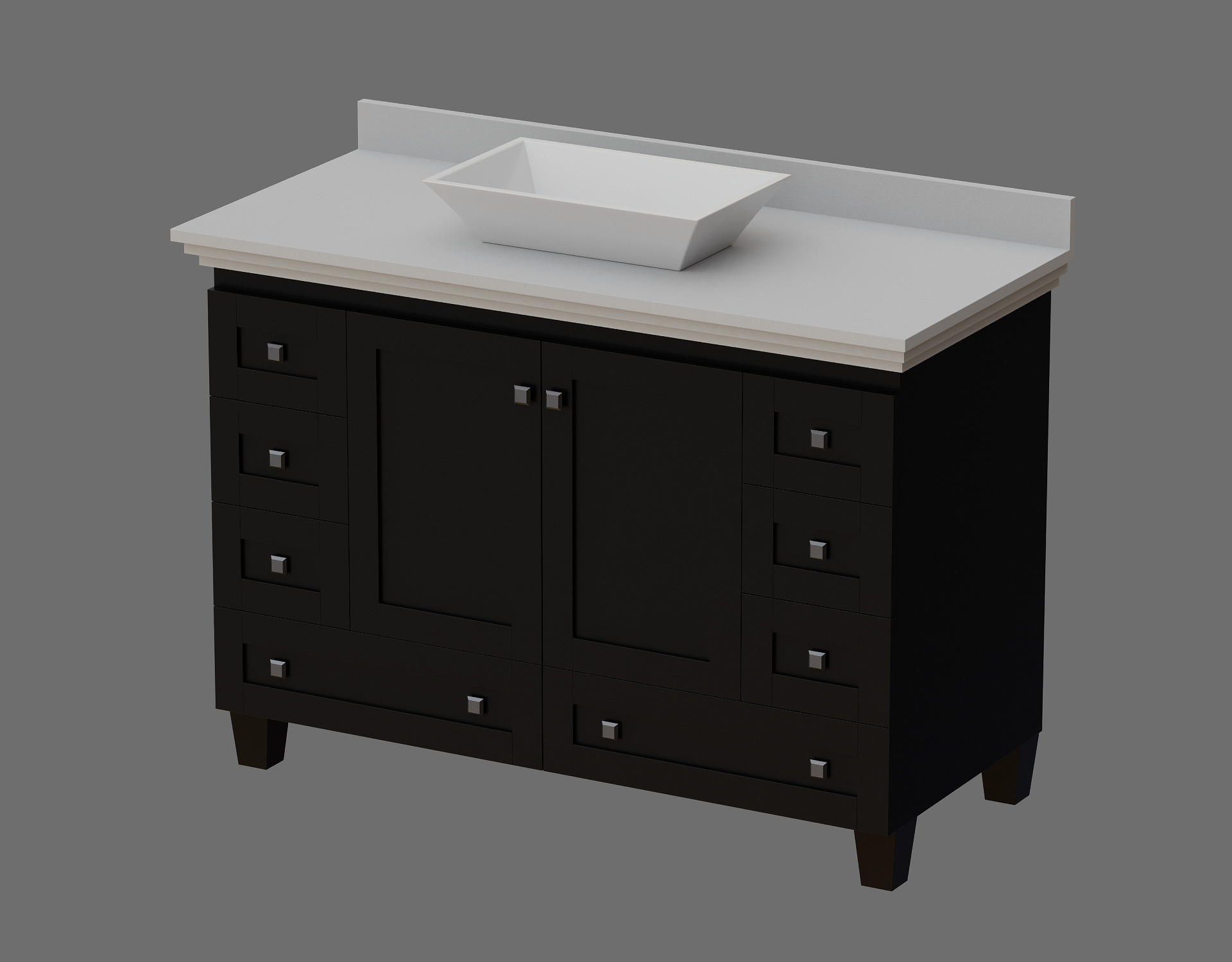 Vanity Cabinets - Batch AA 3D model_3