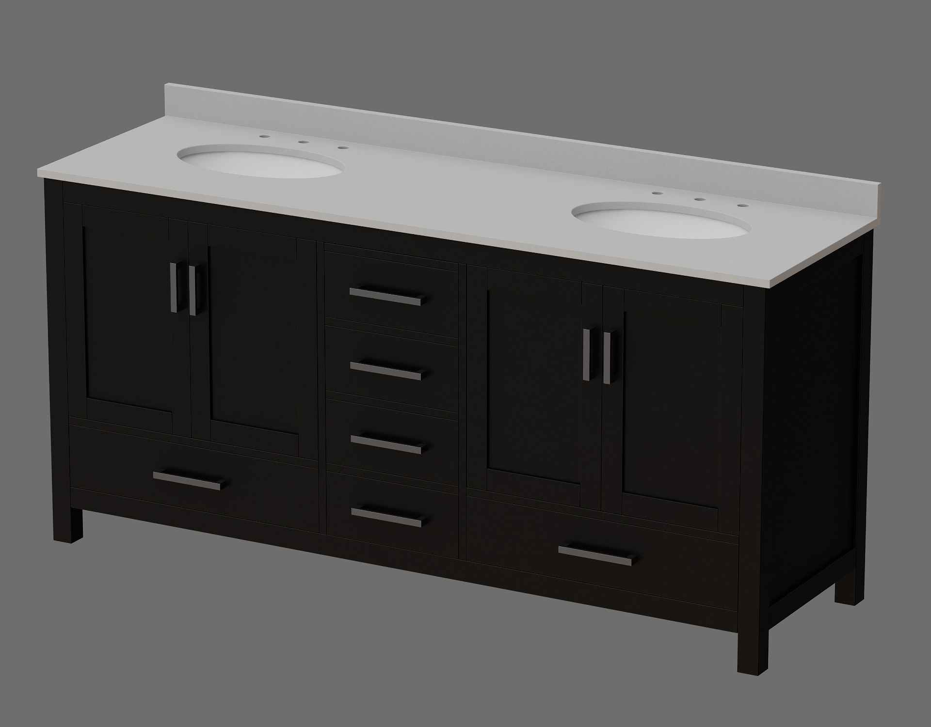 Vanity Cabinets - Batch AA 3D model_4