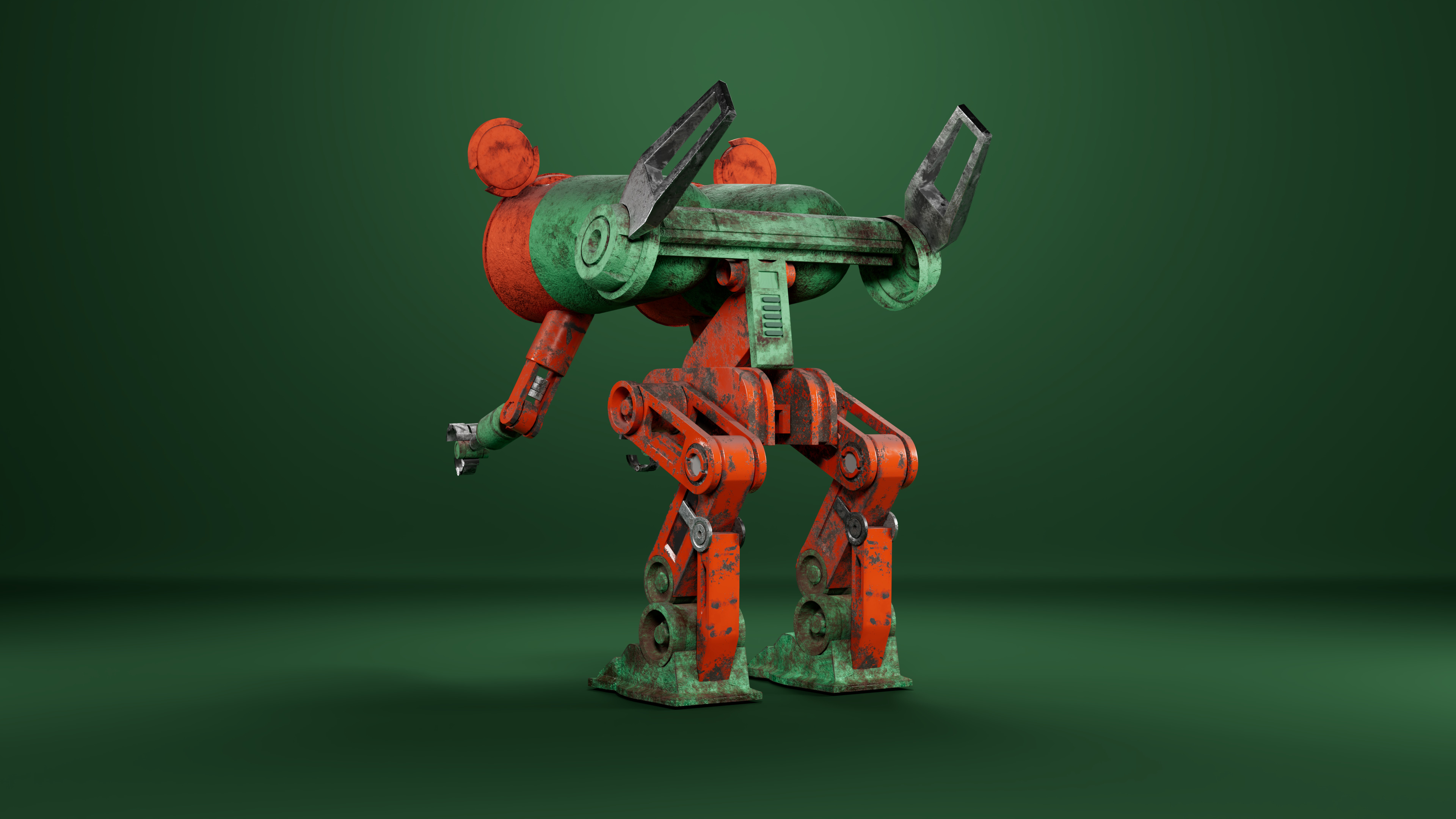 Mesa Machine Low-poly 3D model_3