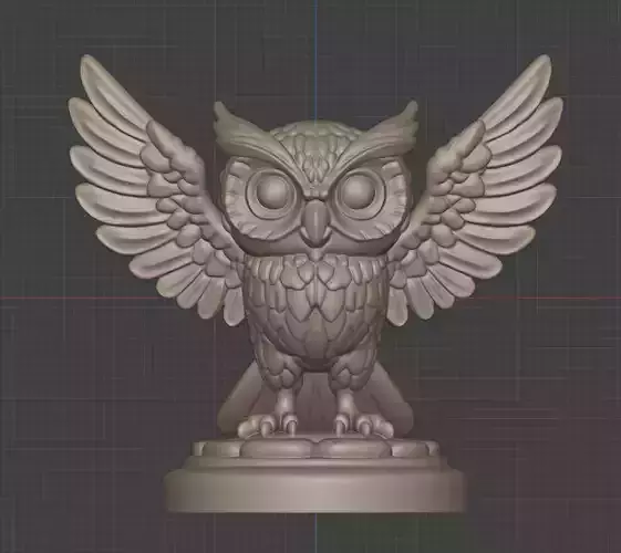 Buho Adorable 3D print model