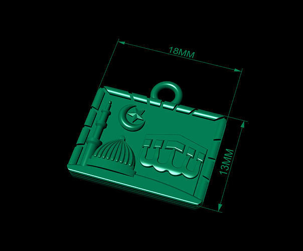 Makakh Madina pendant  3D print model