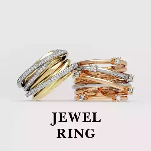 Jewelry Nest Ring Fractal Nature Collection