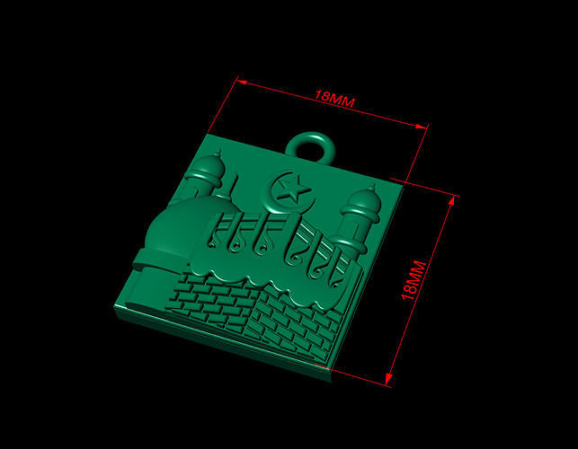 Makakh Madina pendant  3D print model